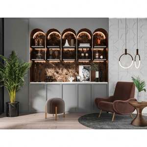 Mueble Moderno de Almacenamiento y Exhibición, Aparador de Madera de Lujo para el Hogar, Mueble de Bar para Sala de Estar, Mueble de Lujo - Product Image 6