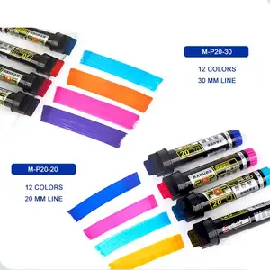 Benutzer definierte/30mm Werbung Pop Marker Große Kapazität Schnellt rocknend Wasserdicht Permanent Pop Poster Pen