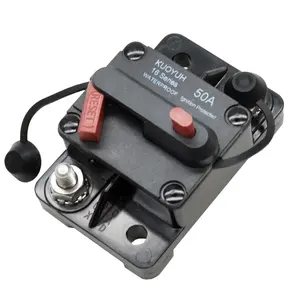 30A 40A 50A 60A 70A 300A Automotive Marine Circuit Breaker with Manual Reset Surface-Mount for Car Trolling Boat Motor