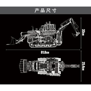 Yuxing Engineering 17023 Pneumatic Double-ended Busbar Vehicle <b>Building</b> <b>Block</b> <b>Set</b> For Boys Age 8-13 Years - Product Image 4
