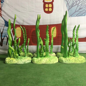 Décorations de parc d'attractions aquatique pour enfants, statues géantes d'animaux en fibre de verre, coquillages en résine, corail, décoration extérieure - Product Image 1