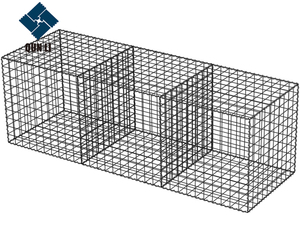Verzinkter Eisendraht Gabion Box Zink beschichtete Landschaft Stein Gartenzaun Geschweißtes Netz mit sechseckiger Lochform gewebt verarbeitet - Product Image 4