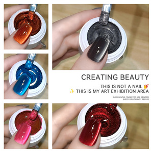 Wholesale Professional <b>Nail</b> Art Super Shiny Cat Eye Trending <b>Gel</b> <b>Nail</b> Polish <b>Set</b> 5 Colors - Product Image 4