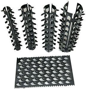 セキュリティ亜鉛メッキ刃付き壁スパイク、登攀防止壁スパイク、刃付きスパイク - Product Image 4
