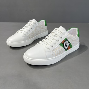 Sneakers en cuir véritable pour homme, de luxe, confortables, à enfiler, pour toutes les saisons, chaussures décontractées - Product Image 3