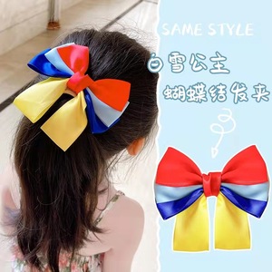 נסיכת bowknot סרט שיער קליפים תינוק בנות אופנה אביב שיער קליפ ברווז קליפ - Product Image 3