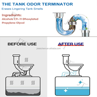 Traitement pour toilettes septiques de camping-car, désodorisant chimique pour toilettes, liquide déboucheur pour fosse septique, nettoyant désodorisant pour toilettes