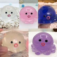 Vente en gros des jouets les plus vendus, de style identique à celui des célébrités d'Internet, tels que le pieuvre à bulles amusant et transparent