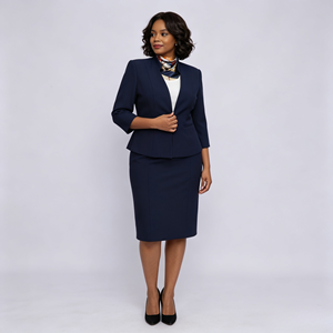 Women's Casual Business Suit <b>Set</b> 2-Piece Long Sleeve <b>Blazer</b> & Pencil Skirt with Notched Lapel for Office & Meetings 2026 - Product Image 1