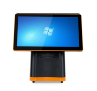 Factory Price 15.6 Inch POS Terminal with Optional Dual Screen | Foldable Aluminum Base | OEM/ODM Available