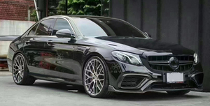 Lèvre de pare-chocs avant en Fiber de carbone de Style BS pour Mercedes Benz classe <span class=keywords><strong>E</strong></span> <span class=keywords><strong>AMG</strong></span> E63 E43 4 portes W213 2016-2020 lèvre avant en Fiber de carbone - Product Image 3
