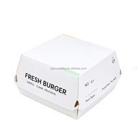 Boîtes d'emballage pour hamburgers sur mesure, impression et matériaux personnalisés fournis par une usine expérimentée avec livraison rapide