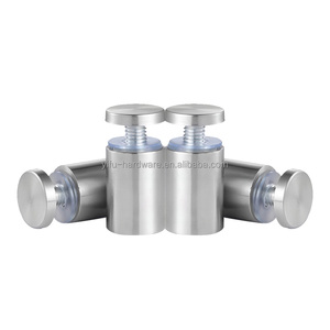 YUFU A2 <span class=keywords><strong>A4</strong></span> Acier inoxydable 304 Alliage de titane et zinc <span class=keywords><strong>Goupille</strong></span> <span class=keywords><strong>cylindrique</strong></span> droite trempée Filetage M10 Longueur 15mm - Product Image 2