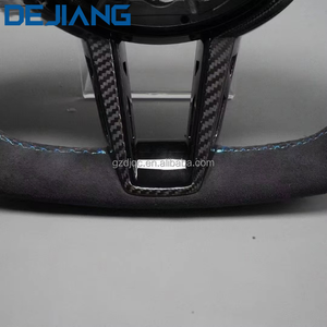 Volant de voiture en Alcantara avec bande rouge et bouton pour BMW X3 X4 X5 X6 G21 G22 G23 G20 G30 G01 G02 G08 G31 G38 Série 3 - Product Image 5