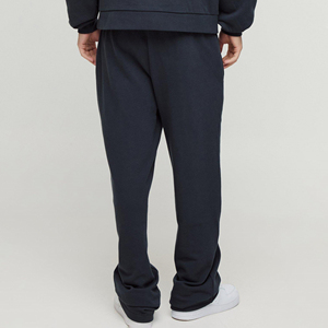 <b>Men</b> breathable flare pants stylish wide leg <b>trousers</b> with comfortable stretch design for summer casual daily outfits - Product Image 2