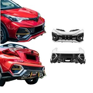 Parachoques de coche para Toyota <span class=keywords><strong>CHR</strong></span> 2016 2017 2018 <span class=keywords><strong>2019</strong></span> 2020 <span class=keywords><strong>CHR</strong></span> delantero bumoer parachoques trasero PP material kit de carrocería de coche para piezas exteriores <span class=keywords><strong>CHR</strong></span> - Product Image 5