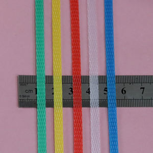 Sabuk Pengikat Polipropilena Transparan Putih Warna Kustom 5mm untuk Pengemasan Kotak - Product Image 1