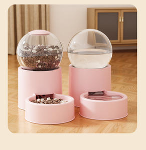 Automatische voerbak met drinkfontein, 5 liter voedselopslag en slimme <span class=keywords><strong>timer</strong></span> voor katten en honden - Product Image 4