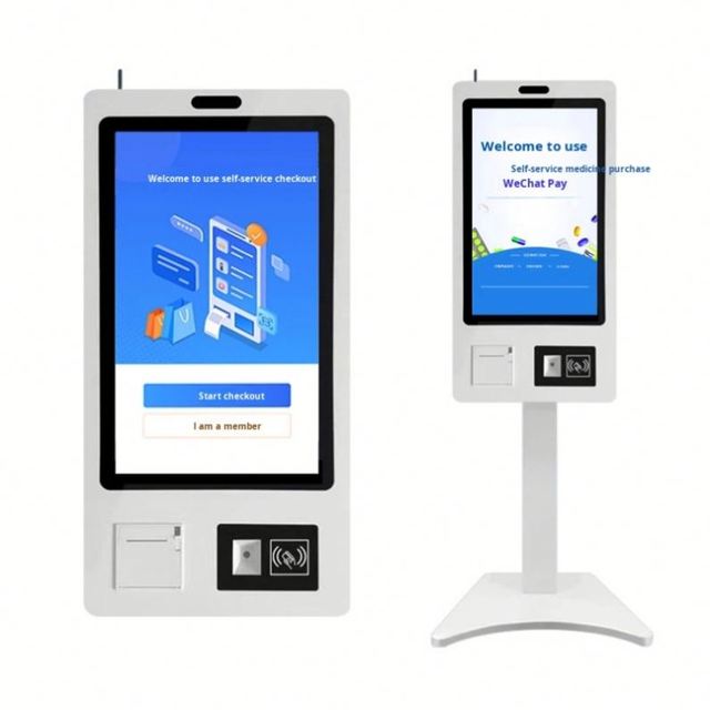 ZhengFeng RJ-124 22/32inch Self-Service Touch Inquiry All-in-One Multi-Function Hospital/Gov Queue Terminal Wall Mount Direct