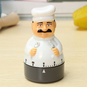 Productos de tendencia 2025 Nuevas llegadas Temporizador de cocina mecánico Reloj de mesa de chef Temporizador de cuerda 60 minutos Temporizador de Cuenta Regresiva manual - Product Image 5