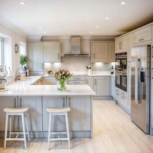 Nordic Retro Light Luxury <b>Cabinet</b>, Built-in Appliances, High-End Feeling, Suitable for Nordic High-End Decorations - Product Image 5