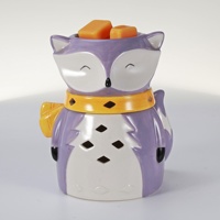 Lampe chauffe-cire en céramique personnalisée en forme de renard, design mignon, chauffe-bougie électrique, lampe à parfum, ampoule halogène multi-prises (prise US)