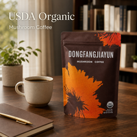 Mélange de café protéiné instantané sans sucre, Keto, à marque privée, faible MOQ, avec collagène et champignons, en poudre, pour une boisson bien-être quotidienne