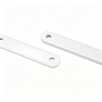 Clip en fer pour rideau vertical anti-vent et anti-moustiques, avec bande de poids anti-ligne de descente et deux trous, pour tissu de tente