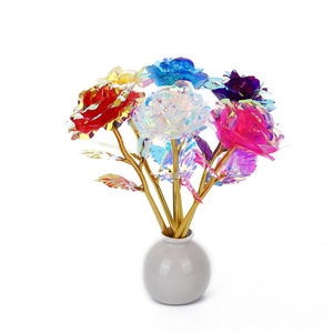 Vente en gros 2025 LED Rose artificielle Coffret cadeau Saint Valentin Décor de fête - Product Image 4