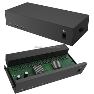 Périphériques Internet matériels de bonne qualité Commutateurs réseau 8 ports avec commutateur Ethernet à coque métallique - Product Image 4