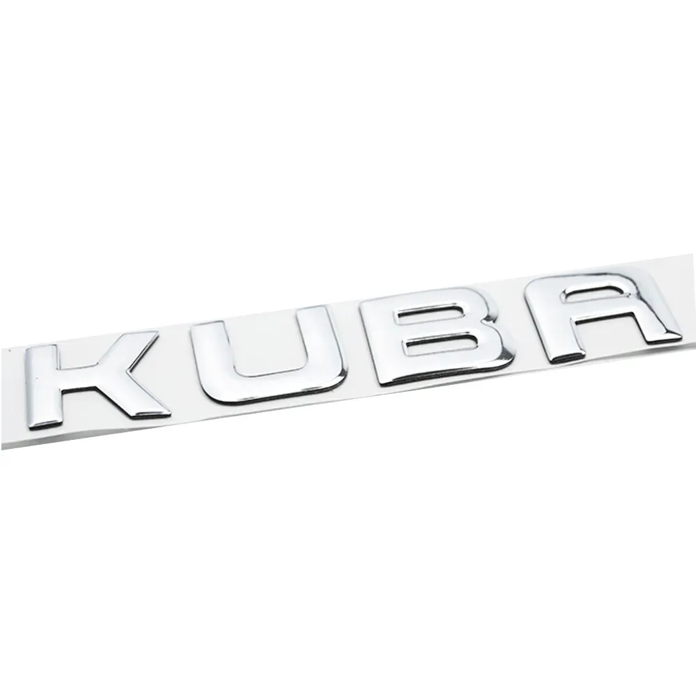 Logotipo de plástico 3D/emblema de coche 3D personalizado/insignia de coche de cromo ABS