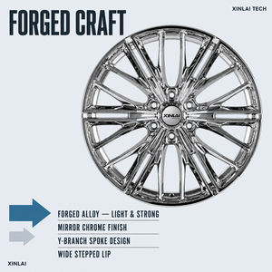 Jantes forgées XINLAI sur mesure, décalées 20x10 20x11, style ZL1, polies, pour Chevrolet Camaro et Holden Commodore 5x120 - Product Image 3
