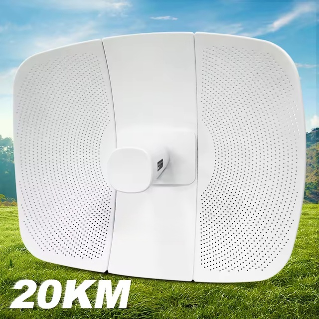 Wifi Bridge Starlink Suitable 5.8GHz 35dBi High Gain Outdoor CPE Routers 20KM Long Range 900Mbps High Speed