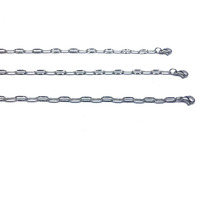 Chaîne plate en acier inoxydable gaufré motif croix, accessoires de bijouterie pour la fabrication de pendentifs DIY, vente en gros