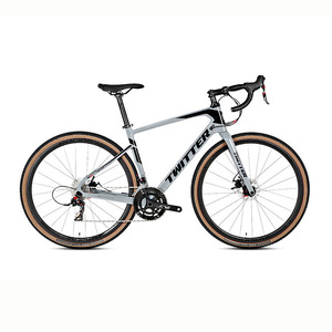 Bicicleta de Carretera Twitter Gravel 700C con Cuadro de Carbono y Frenos de Disco Dobles - Product Image 4
