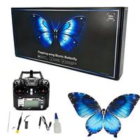 Drone Papillon Volant Bionique de Luxe avec Lumières LED pour Spectacles de Scène, Livraison de Bagues de Mariage, Décoration de Fête, Métal et Tissu