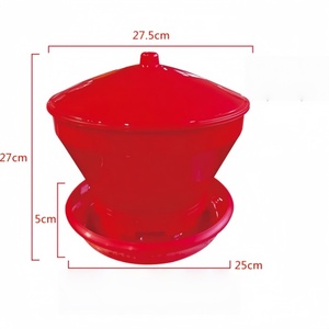 Comedero Automático para Aves de Corral Estilo Americano de 6 kg, Kit de Cubeta de Alimentación para Pollos, Patos y Gansos de Plástico Reforzado - Product Image 4