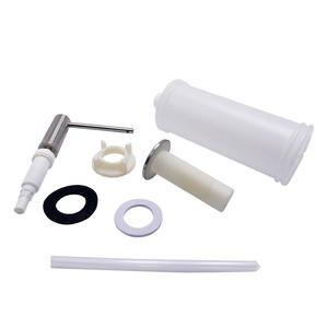 Distributeur de savon Green And Clean en acier inoxydable 304, pression manuelle, installation facile, argent - Product Image 2