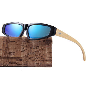 Lunettes de soleil Conchen pour femmes, monture étroite, verres PC noirs, protection UV400, design polygonal tendance pour les voyages et la conduite - Product Image 3