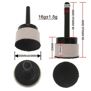 Pexmientas Ferramentas Abrasivas M6 Rosca Lixar Disco Broca 1/<span class=keywords><strong>2</strong></span>/<span class=keywords><strong>3</strong></span> polegada 6mm Gancho <span class=keywords><strong>Loop</strong></span> Bandeja Lixa Eva Backing Pad - Product Image 5