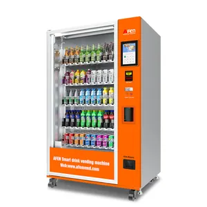 Afen Wending Machine Nieuwe Aankomst Automaten Glazen Fles Drank Automaat Voor Verkoop