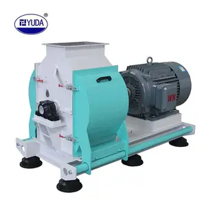 YUDA Grain hammer mill crusher for fish feed pet food corn wheat grinder