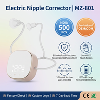 Correcteur et extracteur de mamelons électrique pour la maternité, aspirateur en silicone