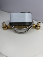 Haute précision ultrasons RS485 compteur d'eau garantie de qualité laiton DN15mm OEM pris en charge affichage à cristaux liquides certifié MID