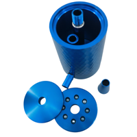 Portable petit narguilé en aluminium en gros avec bol en céramique à tuyau unique emballage souple mini sac populaire shisha ensemble huka nargile