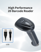 Lector de Códigos QR para Pagos Móviles, Escáner de Códigos de Barras 1D y 2D con Cable USB, Tipo Pistola, para Android y Tabletas