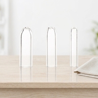 Embout filtrant en verre borosilicate de qualité alimentaire XY GLASS 12 mm, design Vortex, embouts en verre réutilisables personnalisés