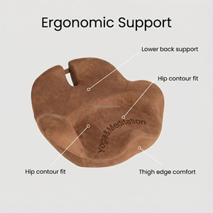 Beste Qualität Orthopädisches Ungiftiges Anti-Pilling Sitzpolster Umweltfreundliches Zabuton Yoga Bolster Kissen - Product Image 2