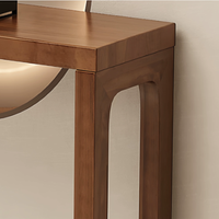 Table console simple en bois massif pour salon, style chinois moderne, fabrication sur mesure en usine