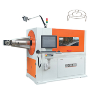 Máquina Dobladora de Alambre CNC 3D de Tipo Rotatorio, Modelo ZD-3D-308, Precio de Fábrica, Máquina Automática de Doblado y Formado de Alambre 3D de 5 Ejes